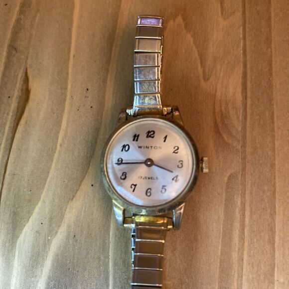 Winton Manual Wind Ladies Gold Tone Watch main image 8